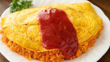 炊飯器でチキンライス！からの簡単オムライス♪