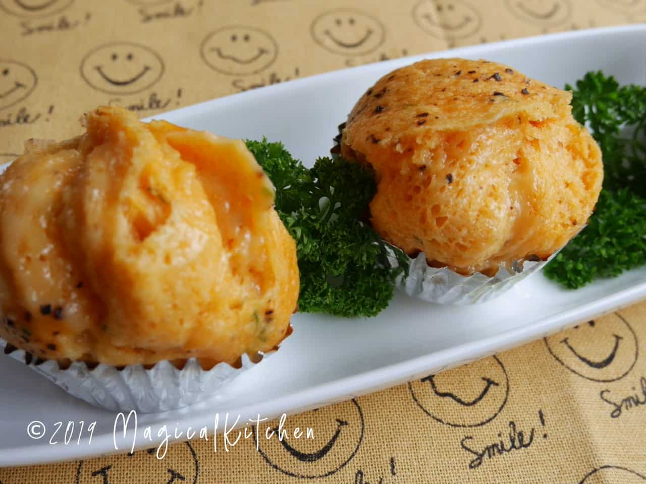 人参のチーズ蒸しパン