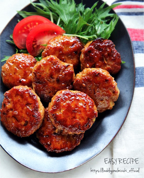 卵なしでもふっくらやわらか!てりてり「豚つくね」のレシピ