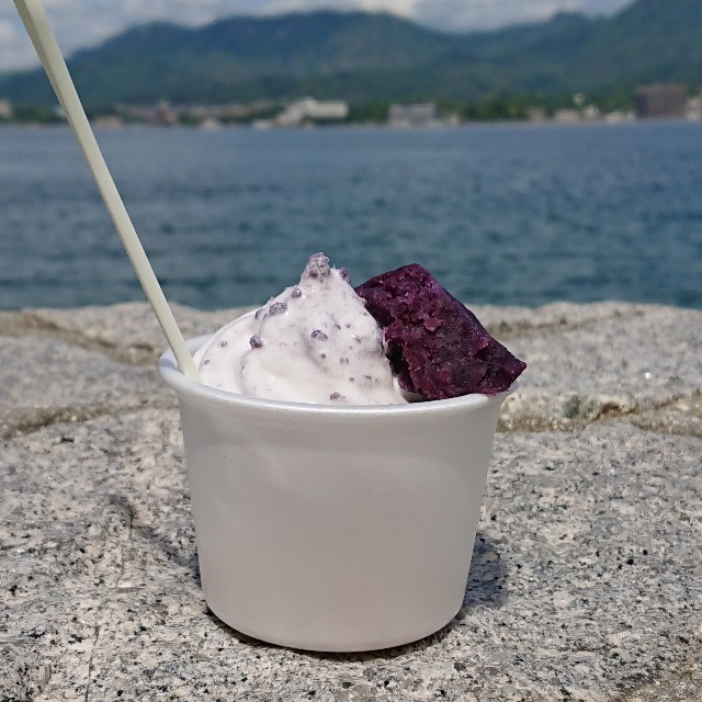 宮島名物 鹿ソフト きまま家宮島 ☆76『安い､うまい・できたら腹いっぱい』