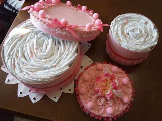 おむつケーキの作り方 手作り１日体験レッスンWorkShop LILY OF THE VALLEY 東京・新宿御苑前