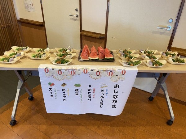 夏祭りの食事 アルファリビング高松駅前 スタッフブログあなぶきの介護