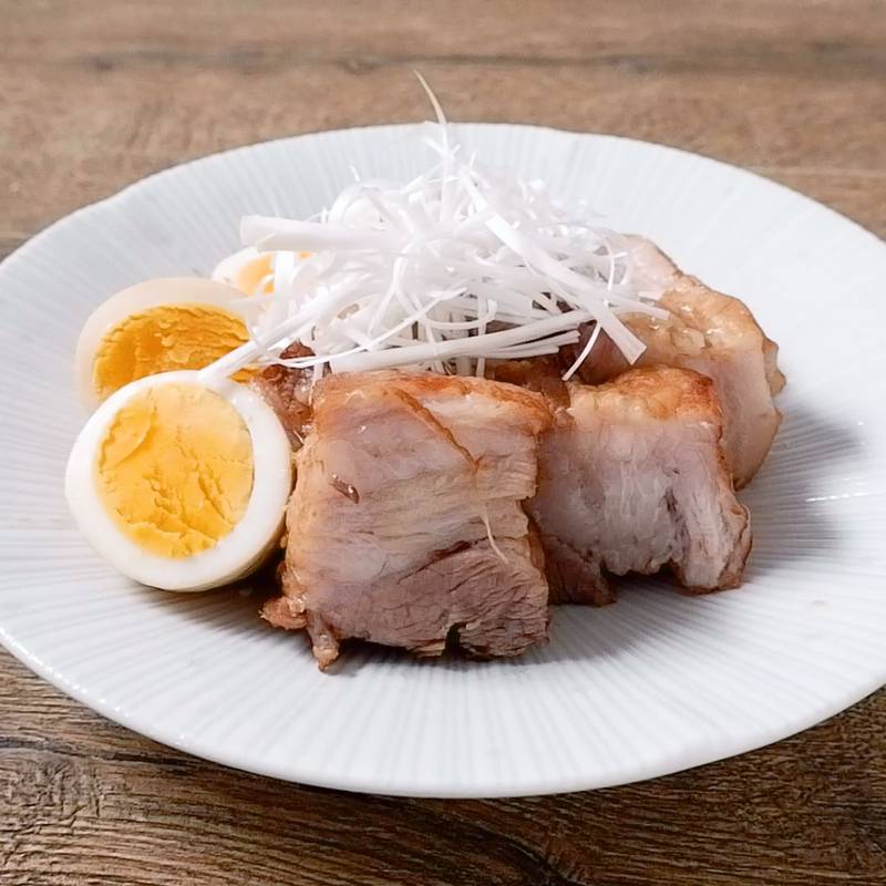 圧力鍋で！大きい豚バラチャーシュ