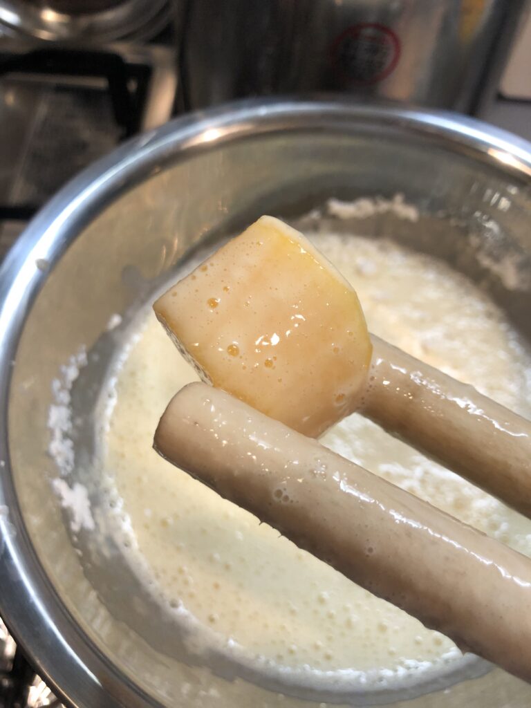 柿の天ぷら 皮の部分は,あのお菓子の味がする⁉天ぷらブログ