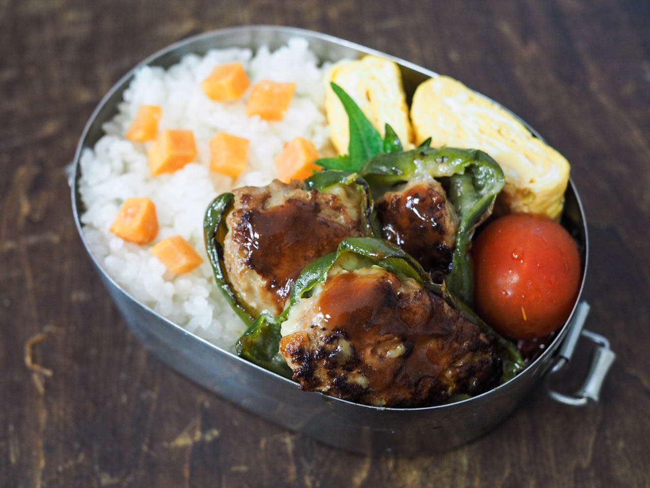 お弁当に♪ ピーマンベーコン人参甘辛炒め