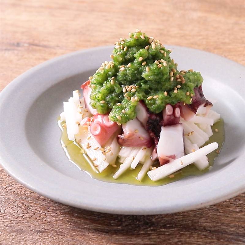 ツナのきゅうりおろしあえ