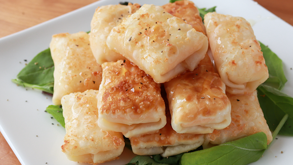 トースターで５分 餃子の皮で作る『サクサクチーズおつまみ餃子』の作り方 - てぬキッチン