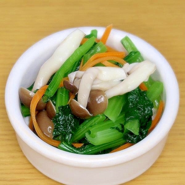 小松菜とえのきのおひたしのレシピ・作り方おうちレシピミツカングループ