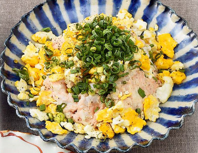 余った たくあんで!食感ポテトサラダ