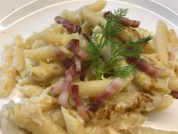 バルサミコマッシュルームのパスタ : エンジニア、ときどきフードコーディネータ