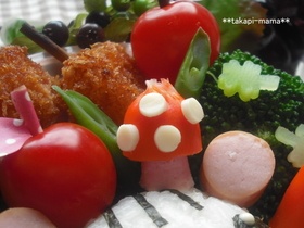 マリオキャラ弁 1 Upキノコ by moniiiaiiiクックパッド簡単おいしいみんなのレシピが392万品