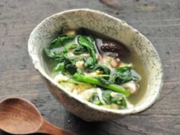 パンチェッタといんげんのパスタ、モロヘイヤと卵のスープ15分レシピ Parallel Worker's Lifestyle