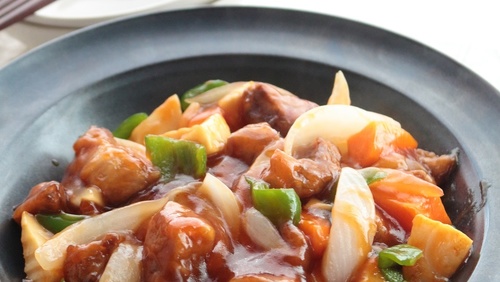 ♡揚げずに簡単♡3色酢豚♡豚肉 甘酢あん 簡単 フライパン: Mizukiオフィシャルブログ「奇跡のキッチン」 Powered byライブドアブログ