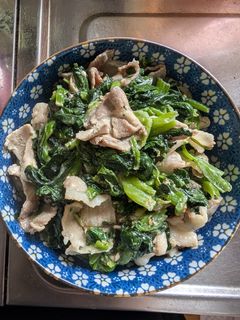 シンプルで美味しい!ほうれん草と豚肉のマヨポン炒め レシピ・作り方 by Johncompany - 楽天レシピ