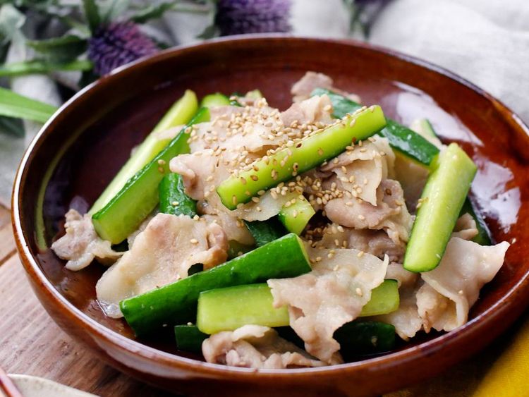 きゅうりのピリ辛炒め