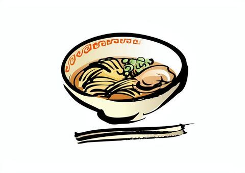 麺類の手書きPOP用イラストを書こう！ドラッグストアてんとうむし