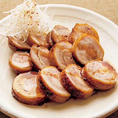 ５分で簡単！胸肉やわらか鶏チャーシュー✿