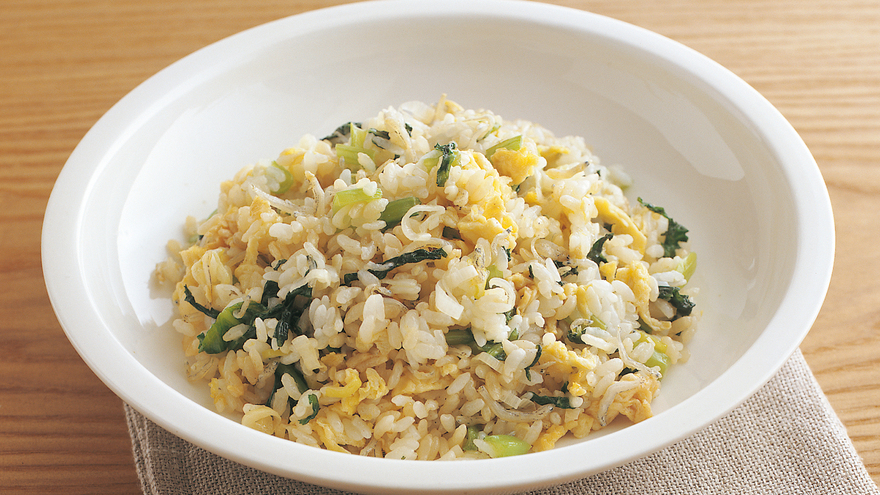 いり卵、じゃこ、小松菜のチャーハン レシピ 髙城 順子さん みんなのきょうの料理