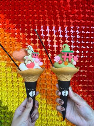 宮島モチーフの可愛いいクッキーつきが嬉しい美味しいソフトクリーム！』by yokoMAMA : 宮島うまいもの館 - 宮島町 レストラン食べログ