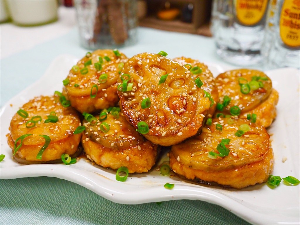 vol.249 ご飯がススム！お酒もススム！ 失敗しない！挽き肉に大葉と生姜をたっぷり！甘辛照り焼きタレで仕上げる「蓮根のはさみ焼き」レシピGrilled lotus root sandwich