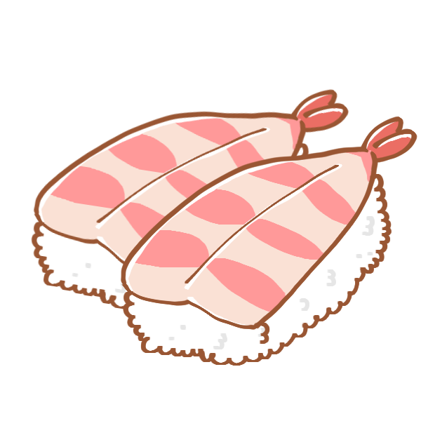 お寿司とお茶のイラスト無料イラスト素材のillalet