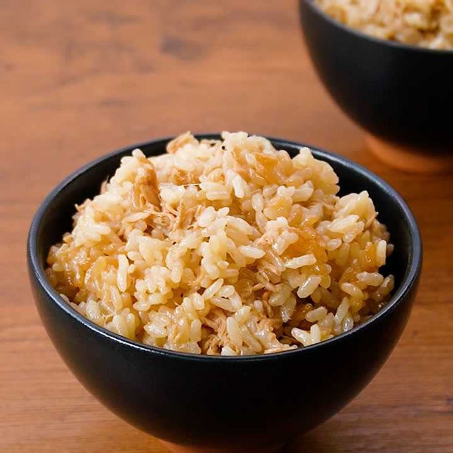 ツナとしめじの炊き込みごはん