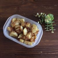 じゃがいものバター醤油と鰹節まぶし