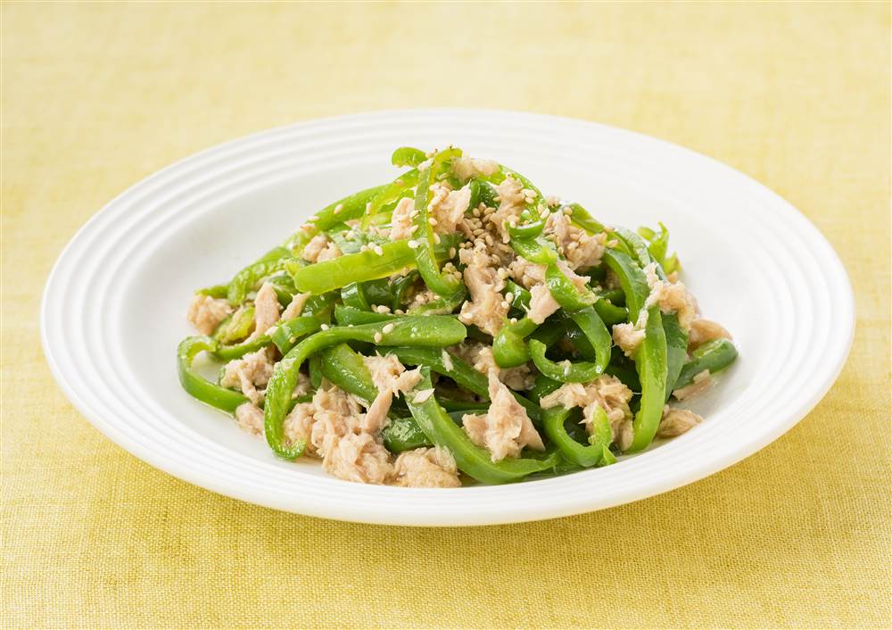 人気のレンジで簡単常備菜レシピ。ピーマンとツナのケチャマヨ和え - つくりおき食堂