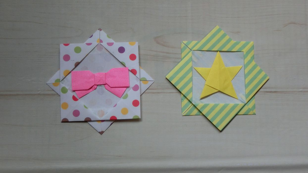 折り紙２枚で子どもが喜ぶロゼット 勲章・バッチ を作ろう！ - フタゴログ ～if あなたの人生は私が選択しなかった人生～