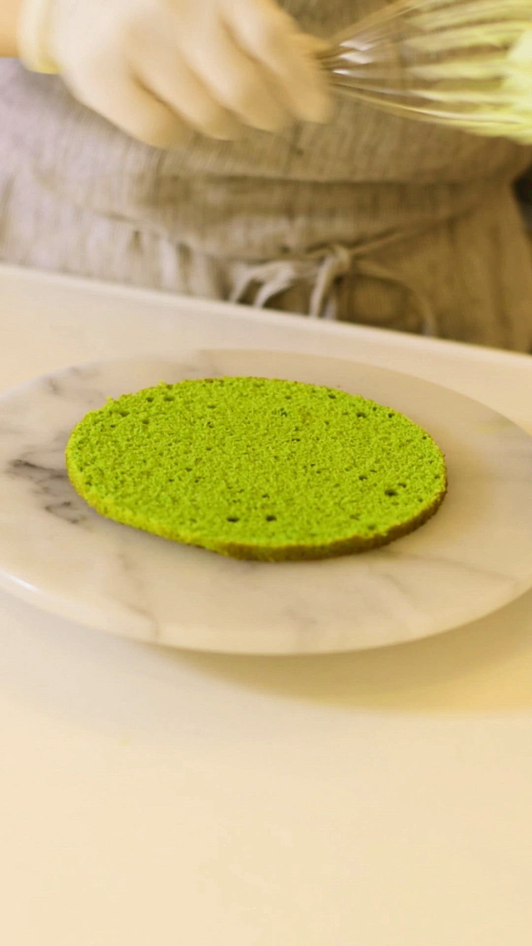 抹茶のクリスマスケーキ