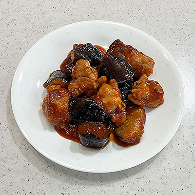 茄子と野菜の甘酢あんかけ