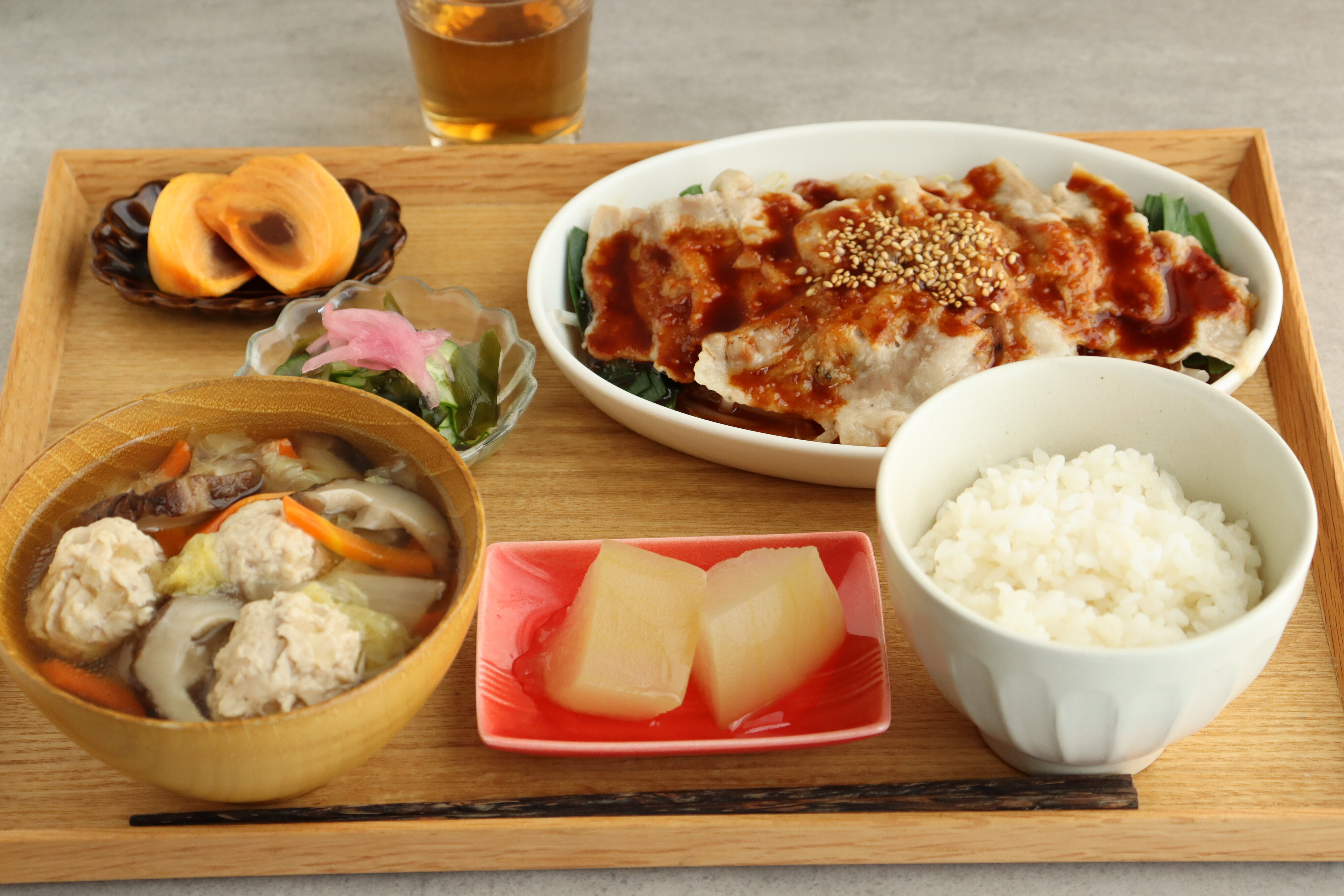 とりだんごと白菜のミルク煮