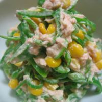 簡単一品！ツナとにんじんとピーマンのマヨネーズ和え