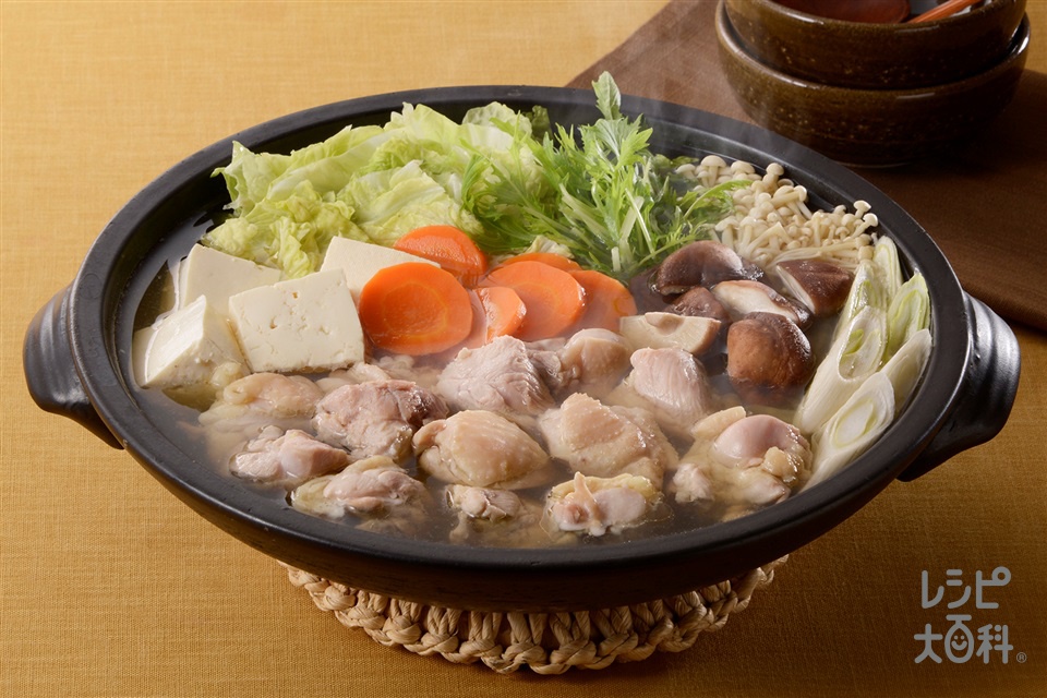 野菜ソムリエ青野果菜監修 野菜をいっぱい食べる鍋 焼あごだし鍋スープおいしさで・しあわせをつくる ダイショ