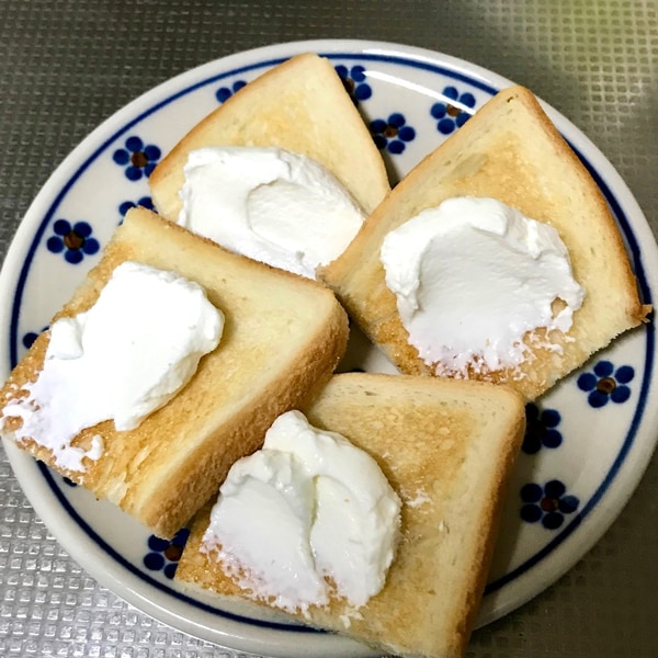 朝ごはんに!お豆腐トースト♪