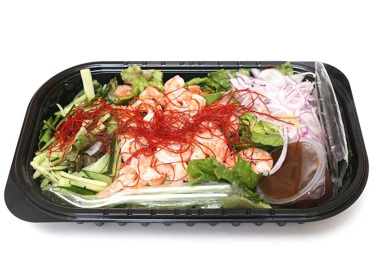 楽天市場 シュリンプ＆サーモンチョレギサラダ 海鮮サラダ えび 鮭 冷凍 サラダ 海鮮 シーフード サーモン えび 海老 エビ しゃけ 鮭 切り身チョレギ ソース ドレッシング テイクアウト コストコ 定番 人気 通販 オンラインショップ ランチ メイン 副菜 Costco