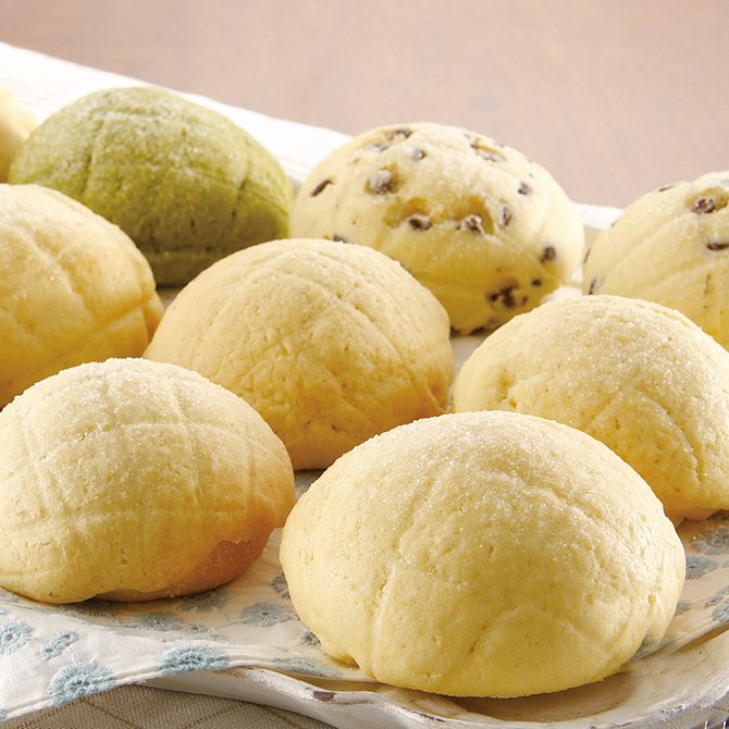 ホットケーキミックスで お家で簡単！メロンパンの作り方