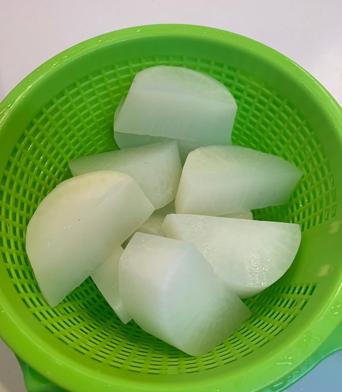 下茹でなし！ おでんの大根はレンジで時短できます！やさいのトリセツ