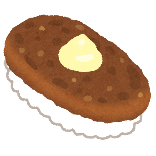 ハンバーグのフリーイラスト - 洋風料理の無料素材 - チコデザ