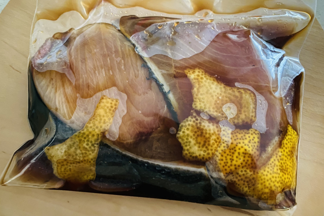 ぶりの幽庵焼き