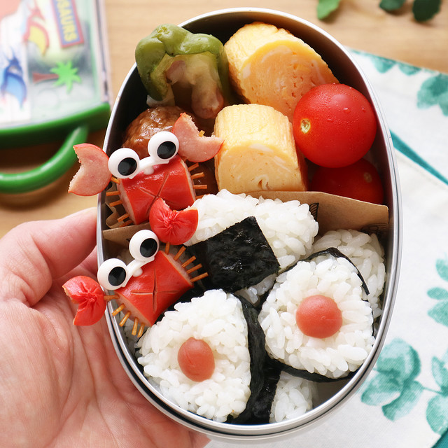 ポケモンからグラードン弁当 キャラ弁 : ミニーのキャラ弁日記