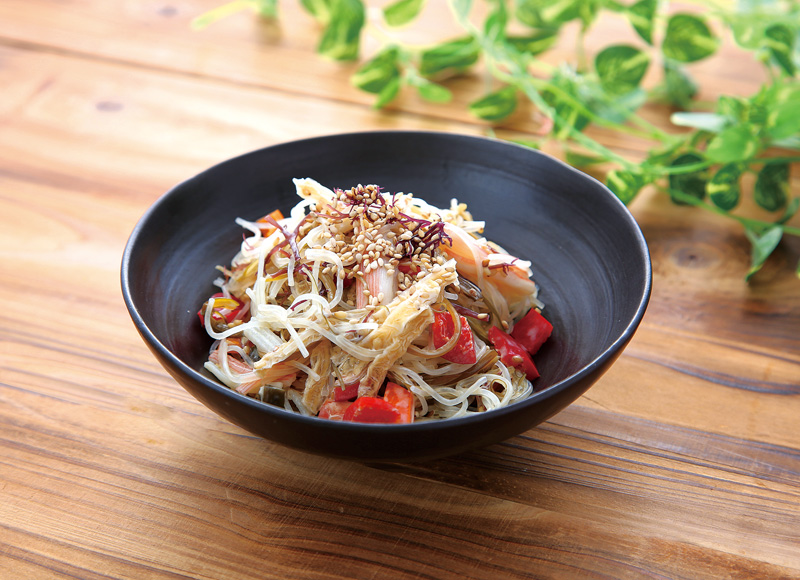 白菜わかめ春雨のナムル