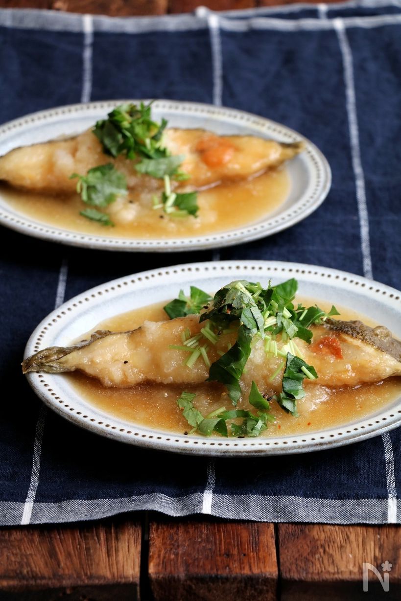 カレイの煮付け - 口福レシピ - 東北醤油株式会社