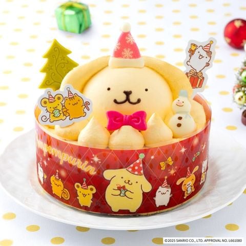 Amazon.co.jp:サンリオ ポムポムプリンドームケーキ : 食品・飲料・お酒