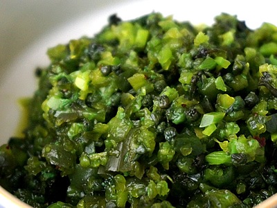 しその実のプチプチ感と素朴な味付けでご飯が進む 秋田県