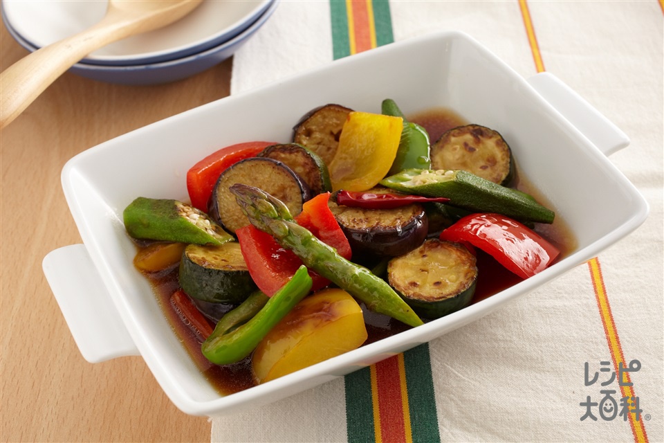 基本の夏野菜の焼き浸し