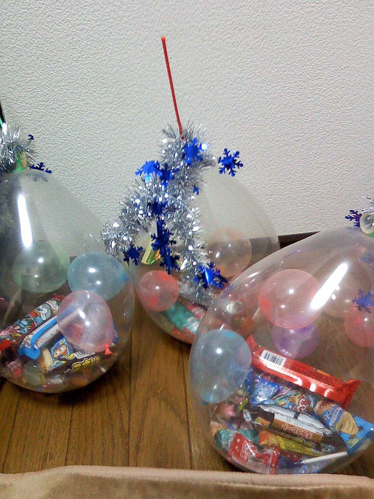 プチバルーン付ミニお菓子ブーケ♡5個プチギフトバレンタイン卒業卒園にもフリマアプリ ラクマ