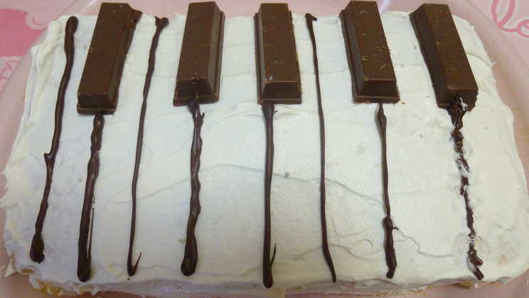 ピアノチョコレートケーキ レシピ・作り方