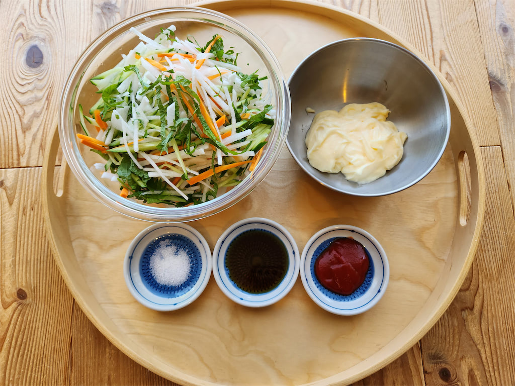 びっくりドンキー☆マーメイドサラダ風♪