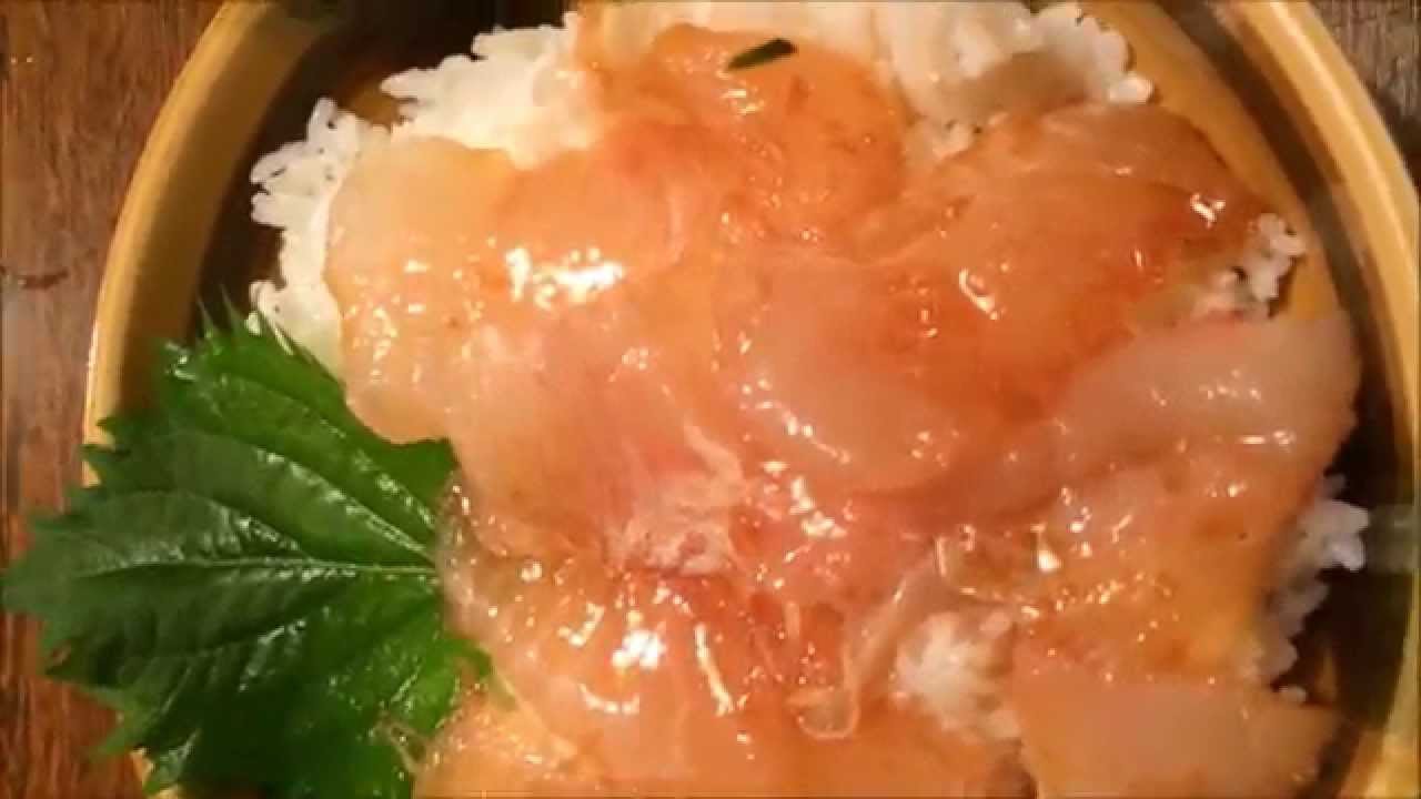 漬けるだけで簡単♪ ヒラメの漬け丼